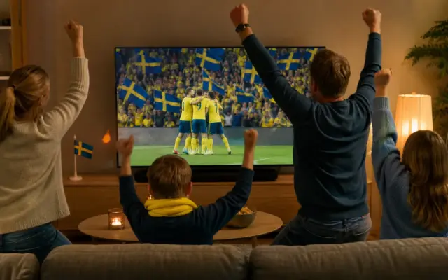 När spelar Sverige fotboll – landskamp med svenska herrlandslaget på tv i vardagsrummet – Bästa IPTV