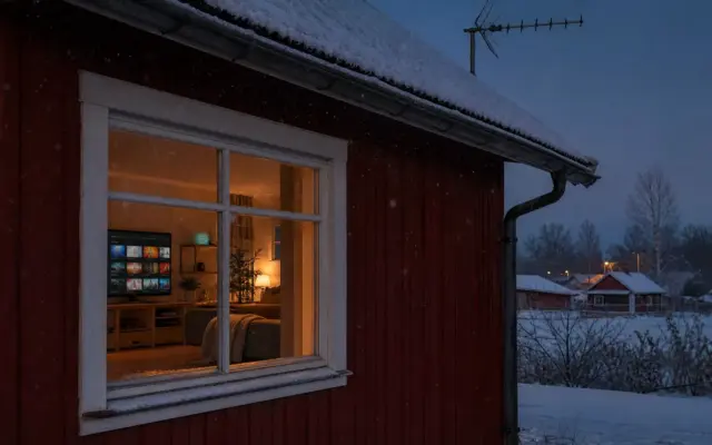 TV4 lämnar marknätet – svensk tv via internet i stället för antenn i ett svenskt vardagsrum – Bästa IPTV